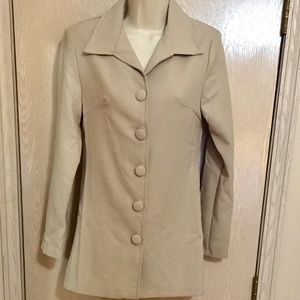 ❌DONATED❌G.D.S. Goddess Taupe Long Blazer/Jacket - 7
